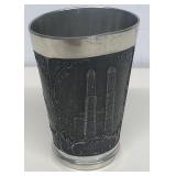 Pewter cup 3 1/2" x 1 1/2"