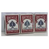 Bicycle jumbo index playing cards Cincinnati Ohio