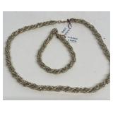 Monet bracelet and necklace set