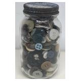 Jar of buttons