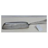 Early silverplate crumb tray rat tail pattern