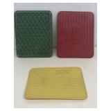 1950s Rubbermaid kar rugs coasters