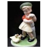West German Figurine With Ducks