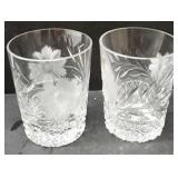 2Cut-Glass Tumblers
