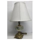 Fenton  hand-painted lamp