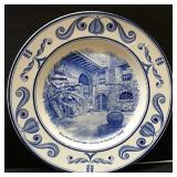 Scenes of Old New Orleans Plate Brulator Courtyard
