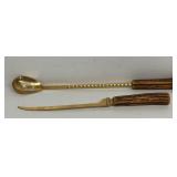 Bakelite handle spoon and knife