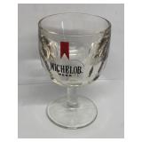 Michelob beer advertising glass
