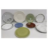Miscellaneous plates and saucers