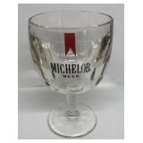 Michelob beer advertising glass