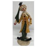 Handpainted clown from Italy