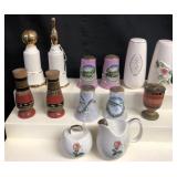 Salt and pepper shaker group