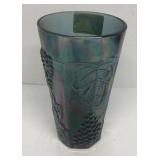 Carnival glass grape pattern