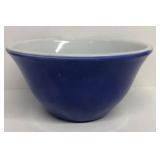 Mckee  glass blue mixing bowl