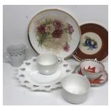 Group of plates, cups and saucer