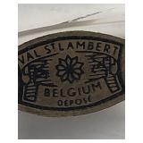 Val Lambert glass plate