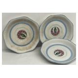 England made group of plates