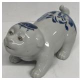 Glass figurine Chinese puppy