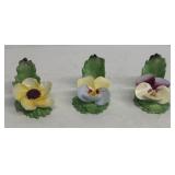 3-Rose Denton  china note holders