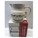 Longaberger large milk pitcher in original box