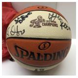 2012 WNBA championship basketball autographed