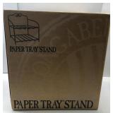 Longaberger paper tray stand NIB