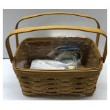 Longaberger 2005 lunchbox basket with liner