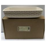 Longaberger pottery woman reflections server