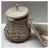 Longaberger 2009 handmade basket American cancer