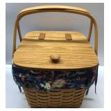 Longaberger picnic basket with protector and liner