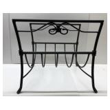 Longaberger wrought iron log rack in original box