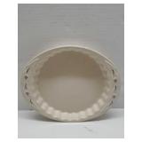 Longanberger Quiche Dish-Blue In Original Box