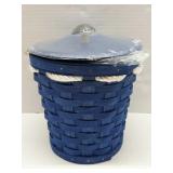 Longanberger LG. Pail With Inserts