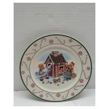 Longanberger "Roger &Ginger Holiday Plate In