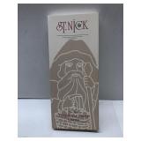 Longaberger 1993 pottery cookie mold Saint Nick