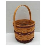 1996 Longanberger Sweet Pea Basket Complete