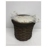 Longaberger  large canister basket with