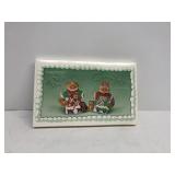 Longaberger pottery Roger and ginger cookie m