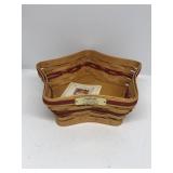 Longaberger red shining star basket 2001