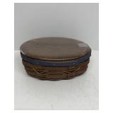 Longaberger kick off with medium blue trim with