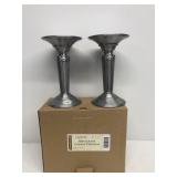 Longaberger metal works candle pedestals with