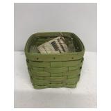 Longaberger summer brights basket Green 2010
