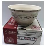 Longaberger all American large mixing bowl in