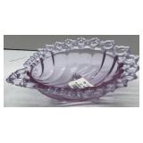 Fenton shell bowl rose with original box