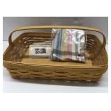 Longaberger 2002 classic back porch basket with