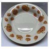 Longaberger pottery Halloween treat bowl with