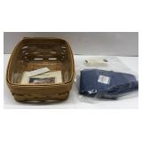 Longaberger notepad basket 2003 with liner and