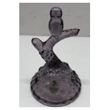 Fenton owl ring tree Violet with original box