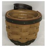 Longaberger 2002 little elf basket with p
