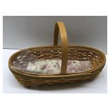 Longaberger 2001 May series Peony basket with